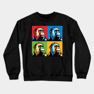 Pop Art Uakari - Primate Conservation Crewneck Sweatshirt